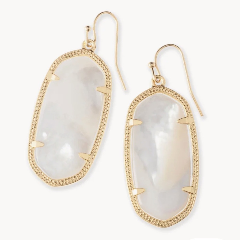 Kendra Scott Mother of Pearl Elle Earrings